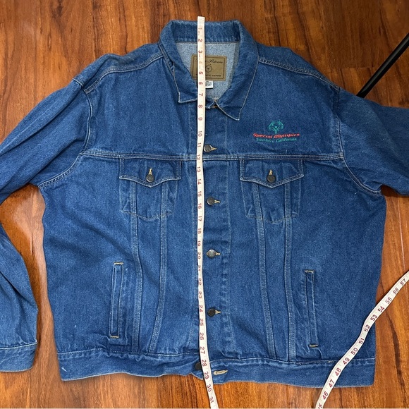 Three Rivers Denim Jacket Vintage Size XXL - Picture 8 of 9